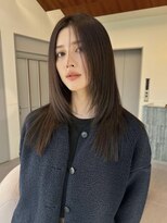 ローレンアオ(LOREN AO)&nbsp;着物ヘア/大人ガーリー/ダークアッシュ/似合わせカット/矢場町