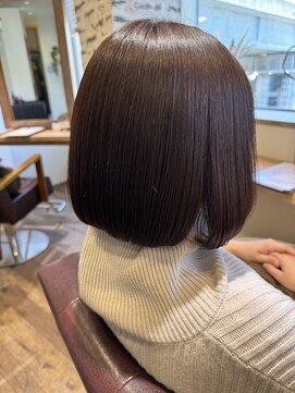 髪質改善ヘアエステサロン スロウ(SLOW by opsia) まとまり重視つやぼぶ