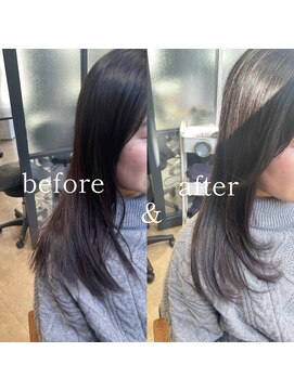 シュガー バイ エクラート 立川南口店(SUGAR by ECLART) レイヤーカット　縮毛矯正
