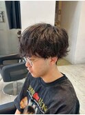 メンズ/スパイラルパーマ/マッシュショート