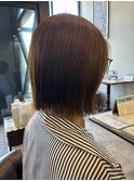 ベージュ×切りっぱなし