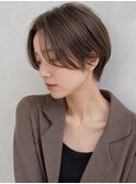 大人ショート髪型20代30代40代前髪あり前髪なし面長丸顔池袋