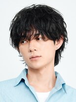フィフス 大分(fifth)&nbsp;大分シャドウパーマメンズカットラウンドマッシュツーブロック