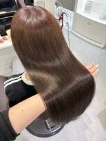アウラ 近鉄八尾駅前店(Aura)&nbsp;艶カラー×髪質改善UPTOGLOSS   近鉄八尾
