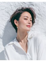アグ ヘアー ネスト 茨木店(Agu hair nest)&nbsp;大人ショートボブ 20代30代40代ヘア 小顔 大阪クビレ茨木