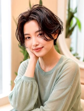ルービック 豊中(Rubik's) 大人可愛いハンサムショート×抜け感パーマ