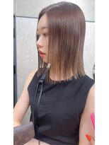 ジゼル 梅田(GiseL)&nbsp;切りっぱなしボブ×ブラウン