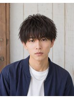 MEN's Baguz MEN'Sカット/ MEN'Sパーマ/ MEN'Sカラー メンズマッシュ波打ちスパイラルパーマ韓国風束感