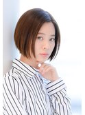 前下がりクールボブ