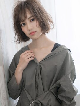 リコ アトリエ 成田公津の杜(RICO atelier) ちょいふわレトロ×細束ウェットなウェービーショートボブ♪