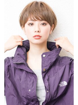 モニカ 西宮北口(Monica) 大人かわいい伸ばしかけグレージュナチュラルボブ