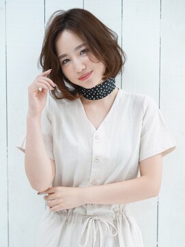 ナオシ トレス 富雄店(nao*c tres) 【奈良/富雄nao*c】大人かわいい小顔☆ナチュラルふわっとボブ