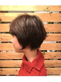 ショートにパーマ☆