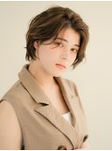 Aバング/美フォルムショート/ハイライト/シアー【新宿/西新宿】