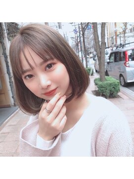 ロンド ルージュ 銀座店(Lond rouge) ナチュラルボブ　顎下大人可愛いボブ