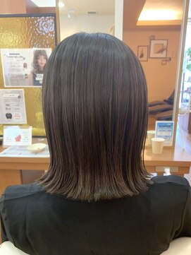 アメイジングヘアー 千歳店(AMAZING HAIR) 【AMAZING HAIR千歳店/森田】ぱっつん外ハネボブ