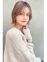 リベルテ銀座　20代大人ボブ×ヌードブラウン
