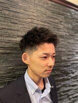 プレミアムバーバー 原宿店(PREMIUM BARBER produce by HIRO GINZA) ツーブロック×スパイキーヘア