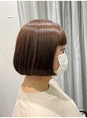 ぱつっとボブ