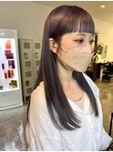 Hona hair ☆ 見かけすっきりオン眉ストレートヘアー