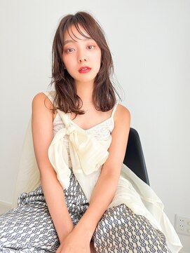 リベルテ(LIBERTE) リベルテ銀座　20代大人ミディアムレイヤー×ヌードブラウン