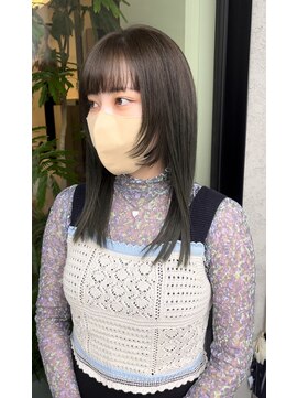 シェルハ(SHELHA) [手塚]オリーブグラデーション×ウルフカット