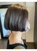 大人のシンプルボブ