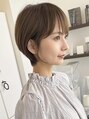 ミット バイ ツリー 吉祥寺(mit by tree) 大人美人ショート。顔周り、丸み襟足のバランスにこだわります。