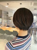 アイディール 心斎橋店(:ideal) 酸熱トリートメント×白髪染めで収まりの良いショートボブ