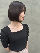 ロンドネートゥル 新潟(Lond naitre)&nbsp;山本大輔　黒髪で作る切りっぱなしbob