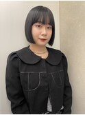 ミニボブ ボブ 切りっぱなしボブ