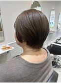 髪質改善カラー×襟足ひしきめショート