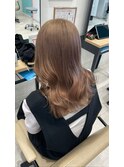 透明感カラー★ダブルカラーブリーチミルクティーベージュ