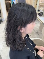 アッシュ 仙川店(Ash) 50代　デジタルパーマ　ロングレイヤーカット