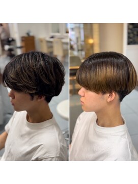 アッシュ 桜木町店(Ash) 横浜ブリーチ縮毛矯正センターパートマッシュ【竹永指名限定】