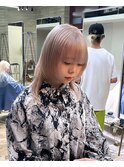 ホワイトカラーハイトーンカラーダブルカラーケアブリーチウルフ