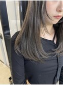 小顔 フェミニンロング メルティーカラー 似合わせカット"
