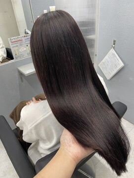 アオアクア バイ グルグル 小岩店(ao akua by GULGUL) ブリーチ無しレッドブラウン