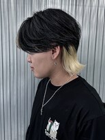 キバ(kva) ▽□□▽毛流れウルフ/メンズウルフ