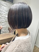 ピルボックス(PILL BOX)&nbsp;ミニボブ/黒髪/ストレートボブ/ショートボブ/切りっぱなし