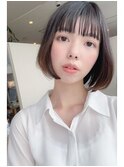 ★わとわ姫カットマッシュボブ美髪シフォンベージュシアーカラー