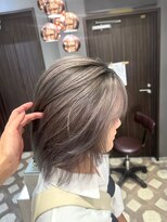 ジルバイジゼル(JILL by GiseL)&nbsp;バレイヤージュ×ムラ修正ブリーチ