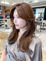 エイミーバイアフロートザガーデン 浦和店(amie by afloat the garden)&nbsp;大人かわいい外ハネセミロング × ミルクティーベージュ【浦和】