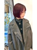 ショート　レッド