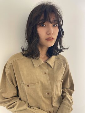 アタ(Ata.) ミディアムヘア/マロンベージュ【広尾】