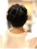 カーリーショート《イミュン　藤沢　髪質改善トリートメント》