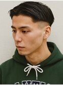 ビシッとシティーボーイ刈り上げ/七三分け/センターパート