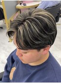 金メッシュ、メッシュ、メンズ