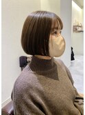 縮毛矯正　マイクロボブ　ミニボブ　奈良ボブ　ストレートボブ