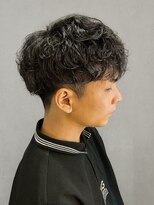 《髪質改善 縮毛矯正/ 酸性ストレート/髪質改善トリートメント》nui + (茨木店) ミディアムヘア/暗めカラー/グランマッシュ/茨木